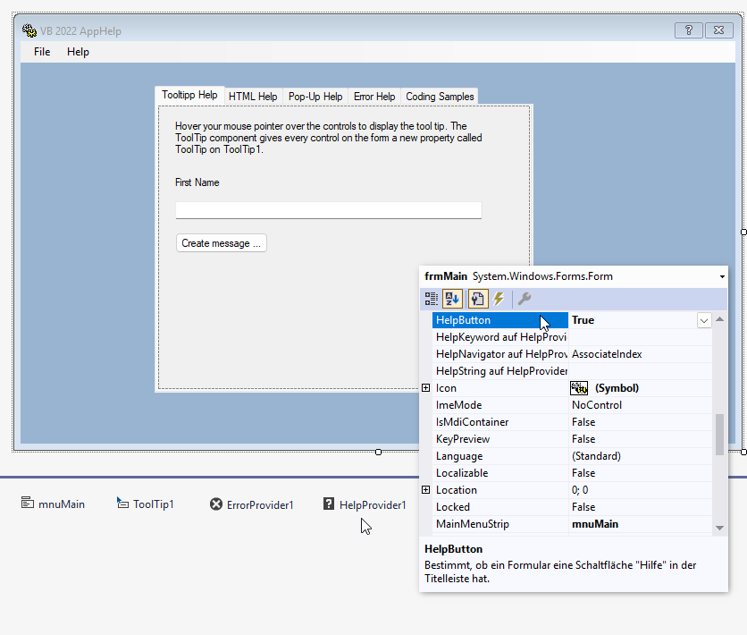 Apphelp Application help