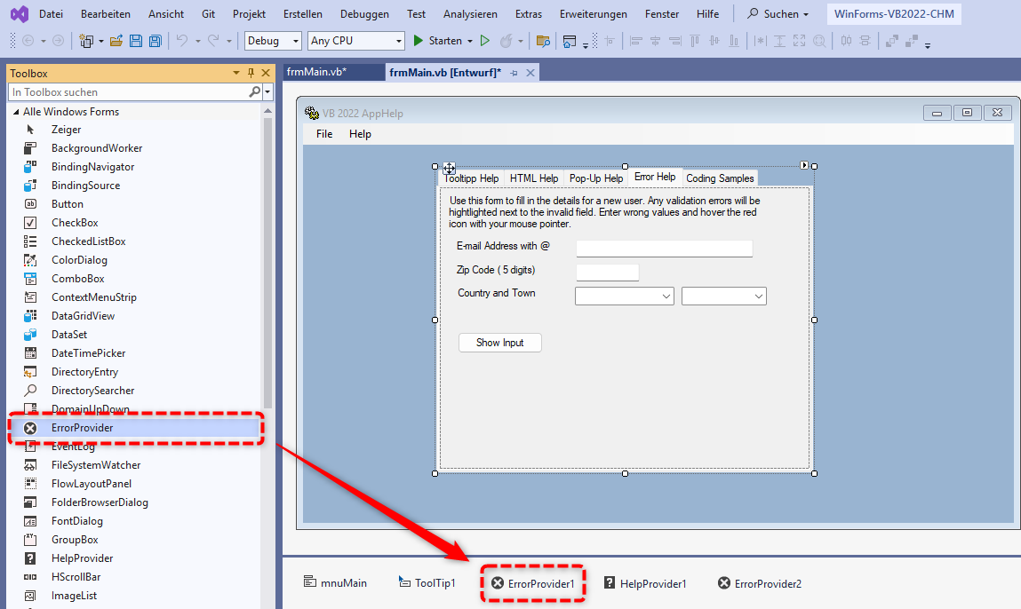 ErrorProvider AppHelp