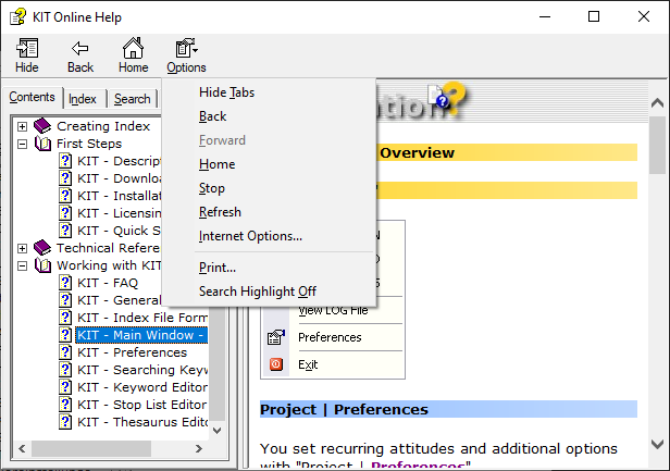 Microsoft HTMLHelp Viewer